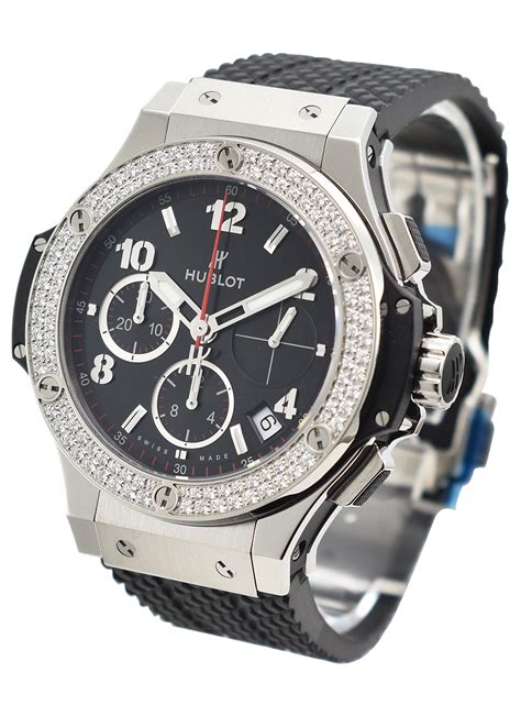 hublot watch full diamond|Hublot big bang diamond bezel.